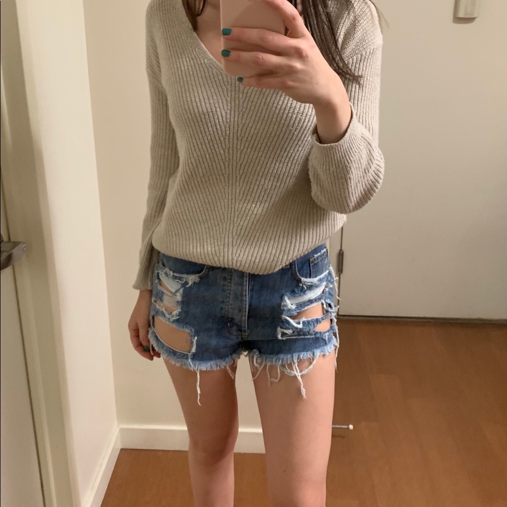 Carmar Denim Distressed Shorts - Picture 6 of 7